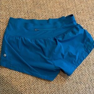 Blue lululemon shorts size 10
